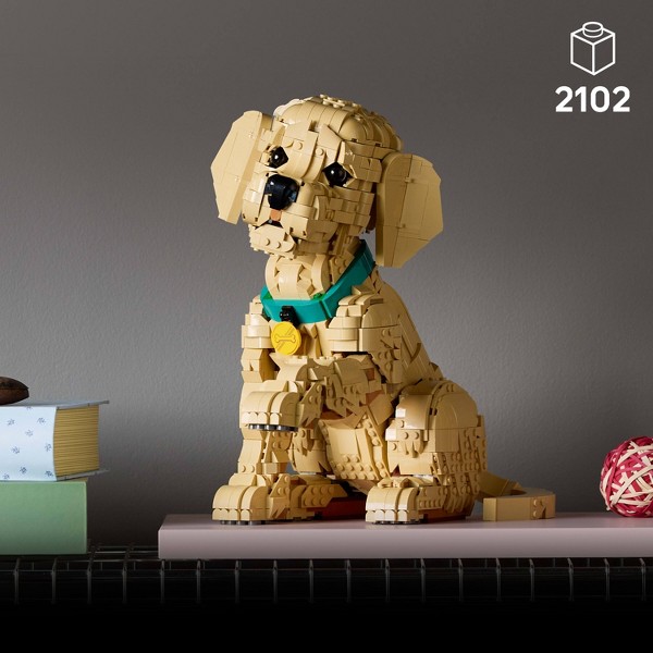 LEGO Icons Cachorro Golden Retriever - Set de Construcción 11384 2