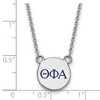 Black Bow Jewelry Sterling Silver Theta Phi Alpha Greek Life Necklace 18 Inch - image 2 of 4