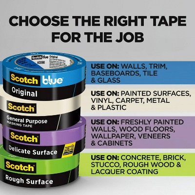 Scotch 1.88" x 60yd Beige Crepe Paper Masking Tape