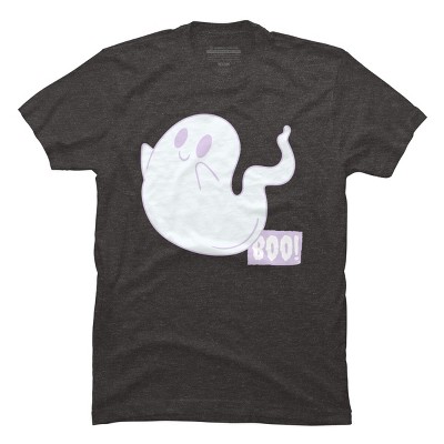 Men's Design By Humans Boo Cute Ghost Halloween cute design By BoogieCreates T-Shirt