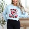Simply Sage Market Women's Be My Valentine Cartoon Long Sleeve Garment Dyed Tee - 2 of 3
