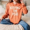 Simply Sage Market Keeping The Peas Garment Dyed Long Sleeve - 2 of 4