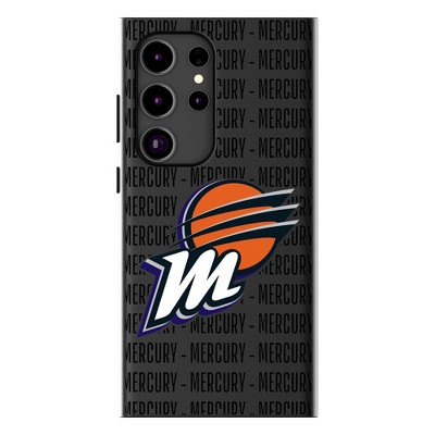 Keyscaper WNBA Text Backdrop MagSafe Compatible Cell Phone Case for Galaxy S25 Plus