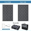 Acekool Outdoor Rug, Waterproof Reversible Foldable UV-Resistant Straw Mat for Patio Deck RV Balcony - 3 of 4