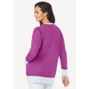 Jessica London Women's Plus Size Fine Gauge Cardigan - 3 of 4