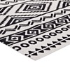 Modway Haku Geometric 8x10 Area Rug With Contemporary Design In Black and White - 3 of 4