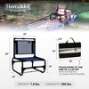 TravelChair Larry Chair- 169, Low Seating, Portable Chair for Outdoor Adventures, Quick Drying Mesh Fabric, Folding Chair with Carry Bag - 3 of 3