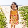 Disney Mickey and Friends Family Matching Outfits Floral Print Crochet Trim Maxi Dress for Beach Vacation - 2 of 4
