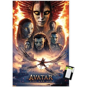 Trends International Avatar: Fire and Ash (2025) - One Sheet Unframed Wall Poster Prints - 1 of 4