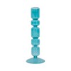 Glass Taper Candle Holder - Elegant Glass Candlestick - Decorative Home & Office Accent - Stylish Modern Design for Living Room & Bedroom - 3 of 4