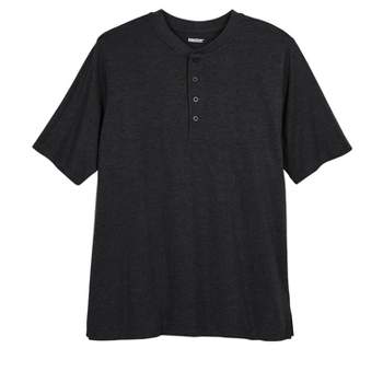 KingSize Men's Big & Tall Shrink-Less Lightweight Henley T-Shirt Henley Shirt