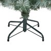 4ft. Frosted Tip Pine Artificial Christmas Tree with 100 Clear Lights, Cones & 228 Branches – Petite Winter X-Mas Accent - 4 of 4