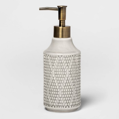 Canby Ceramic Soap Pump Gray - Threshold™ - image 1 of 1