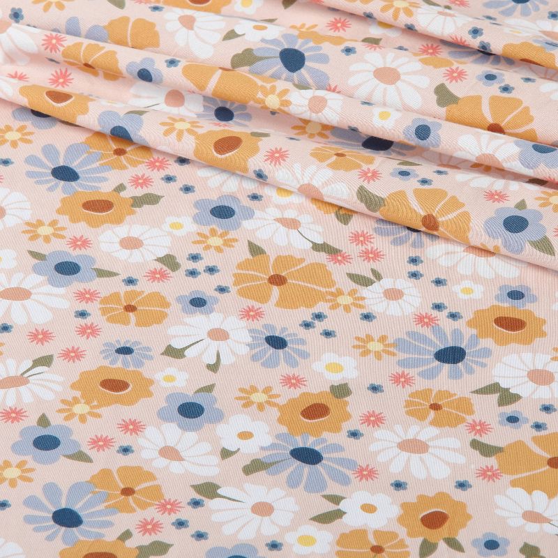 Toddler Vintage Floral Print Cotton Kids&#39; Sheet Set - Pillowfort&#8482;, 4 of 7