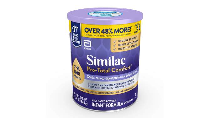 Similac Pro-Total Comfort Non-GMO Powder Infant Formula, 2 of 15, play video