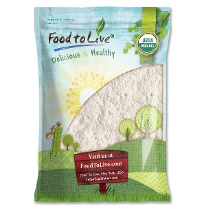 Organic Oat Flour - Non-GMO, Fine, Stone Ground from Whole Grain Oat Berries, Kosher, Vegan - 1 of 4