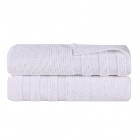 34 x 68 Oversized Zero-Twist Cotton Bath Sheets