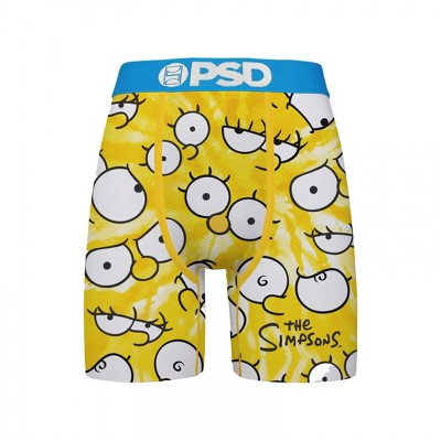 Mens Simpsons Eyes All Over PSD Boxer Briefs