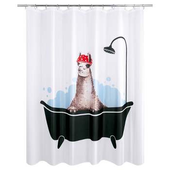 Llama Bath Shower Curtain - Allure Home Creations