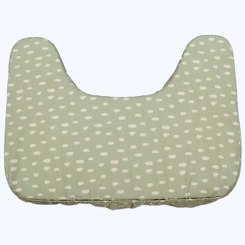 Photos - Other for Child's Room Leachco The Natural Nursing Pillow - Dots/Sage Green