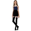 Skeleteen Bow Accent Thigh Highs - Pink and Black - 2 of 3