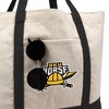 Northern Kentucky University Primary Logo Canvas Tote Bag With External Pocket, Reusable Shoulder Bag for Shopping, School, Beach - 2 of 4