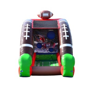 JumpOrange 12' Inflatable Football Game with Air Blower and Foam Football. - 1 of 4