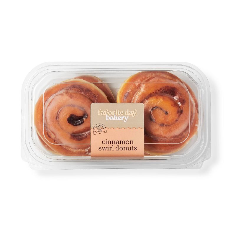 Cinnamon Swirl Donuts - 12oz/4ct - Favorite Day&#8482;, 1 of 5