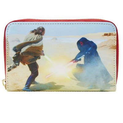 Loungefly Star Wars Scenes Series Phantom Menace Zip-Around Wallet