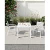 Expandable Patio Table - Outdoor Dining Table Set for 4-6 Persons, Aluminum Slat Frame, Perfect for Backyard, Deck, Porch - 2 of 4