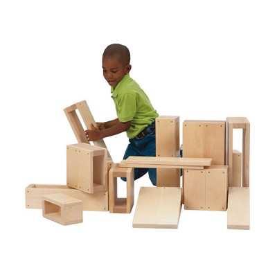 hollow wooden blocks