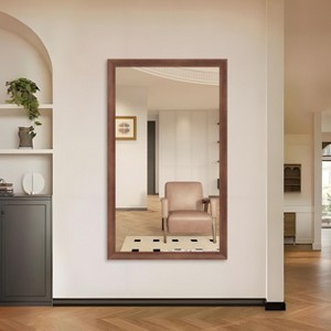 Sapphtopaz Rectangle Bathroom Mirror, Vanity Mirror with Aluminum Frame, Vertical or Horizontal Hanging Decorative Wall Mirrors for Bathroom,Over Sink - 1 of 4