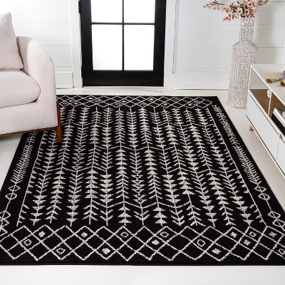 Ziri Moroccan Geometric Area Rug - JONATHAN Y