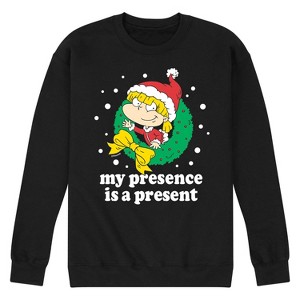 Men's - Rugrats - Angelica My Presence Is A Present Graphic Fleece Sweatshirt - 1 of 4