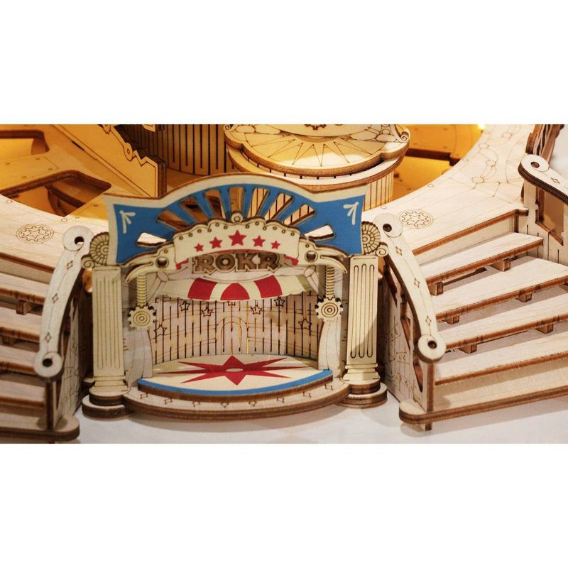 Hands Craft Electro Mechanical Wooden Puzzle Tilt-A-Whirl, 3 of 5