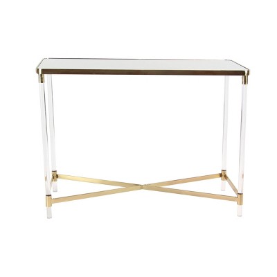 Small lucite outlet console table