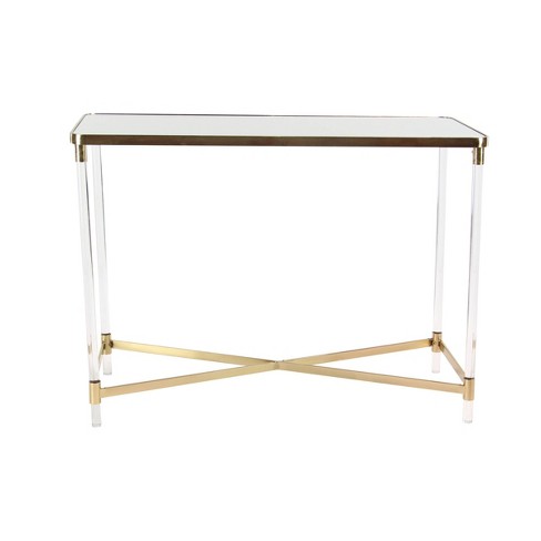 Glass console cheap table target