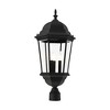 Livex Lighting Hamilton 3 - Light Lantern in  Black - 3 of 4