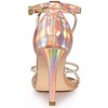 Allegra K Women's Open Toe Rhinestone Knot Strap Stiletto Heels Sandals - 3 of 4