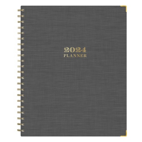 2024 Day Designer Daily/Monthly Planning Calendar, 8 x 10, Petals  Frosted, January To December