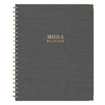 Day Designer 2024 Planner 8.5"x11" Weekly/Monthly Charcoal