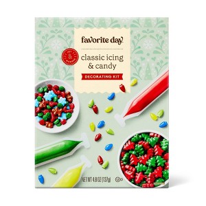 Christmas Classic Icing & Candies Decorating Kit - 4.8oz - Favorite Day™ - 1 of 4