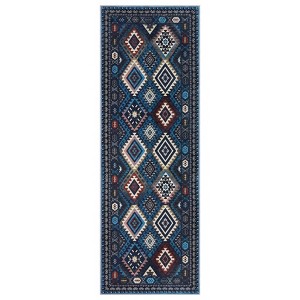 Coolmee  Rug Machine Washable Non-Slip Low Pile Print Pattern Western Rug for Living Room Bedroom Entryway - 1 of 4
