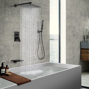 LOVMOR Male NPT Matte Black Shower System - 1 of 4