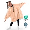 The Bare Homey - Kids Wearable Blanket - Fleece Side Pockets - 4 of 4