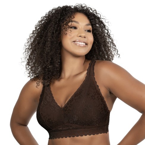 Parfait Women's Adriana Wire-free Lace Bralette - Deep Nude - 30k