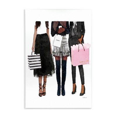 Stupell Industries Fashion Models Glam Watercolor, 10" x 15"