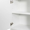 Chery Life Laundry Cabinet with Doors and shelf, Multiple Storage Space, Adjustable Shelf, White - 3 of 4