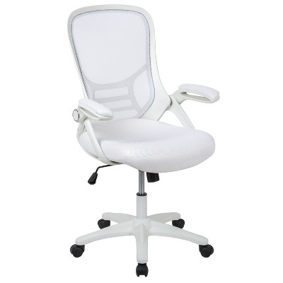 Emma And Oliver Mid-back Gray Fabric Pillow Top Ergonomic Task Office Chair  : Target