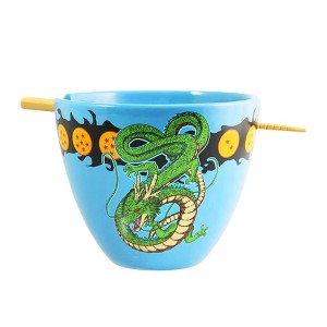 Just Funky Dragon Ball Super Shenron 16oz Ramen Bowl with Chopsticks - 1 of 3